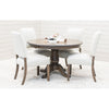 Erwin Round Oak Wood Extending Dining Table | GY