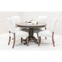Erwin Round Oak Wood Extending Dining Table | GY