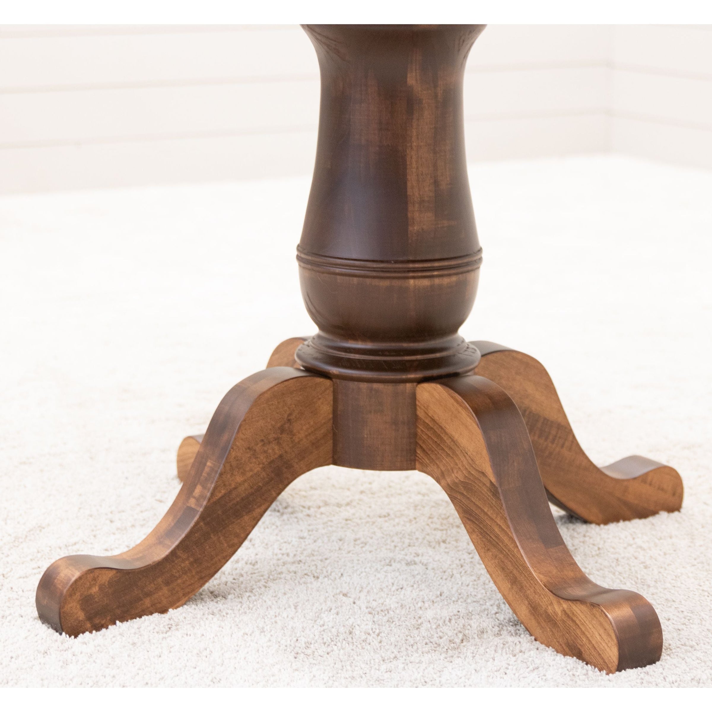 Erwin Round Maple Wood Extending Dining Table | BOS