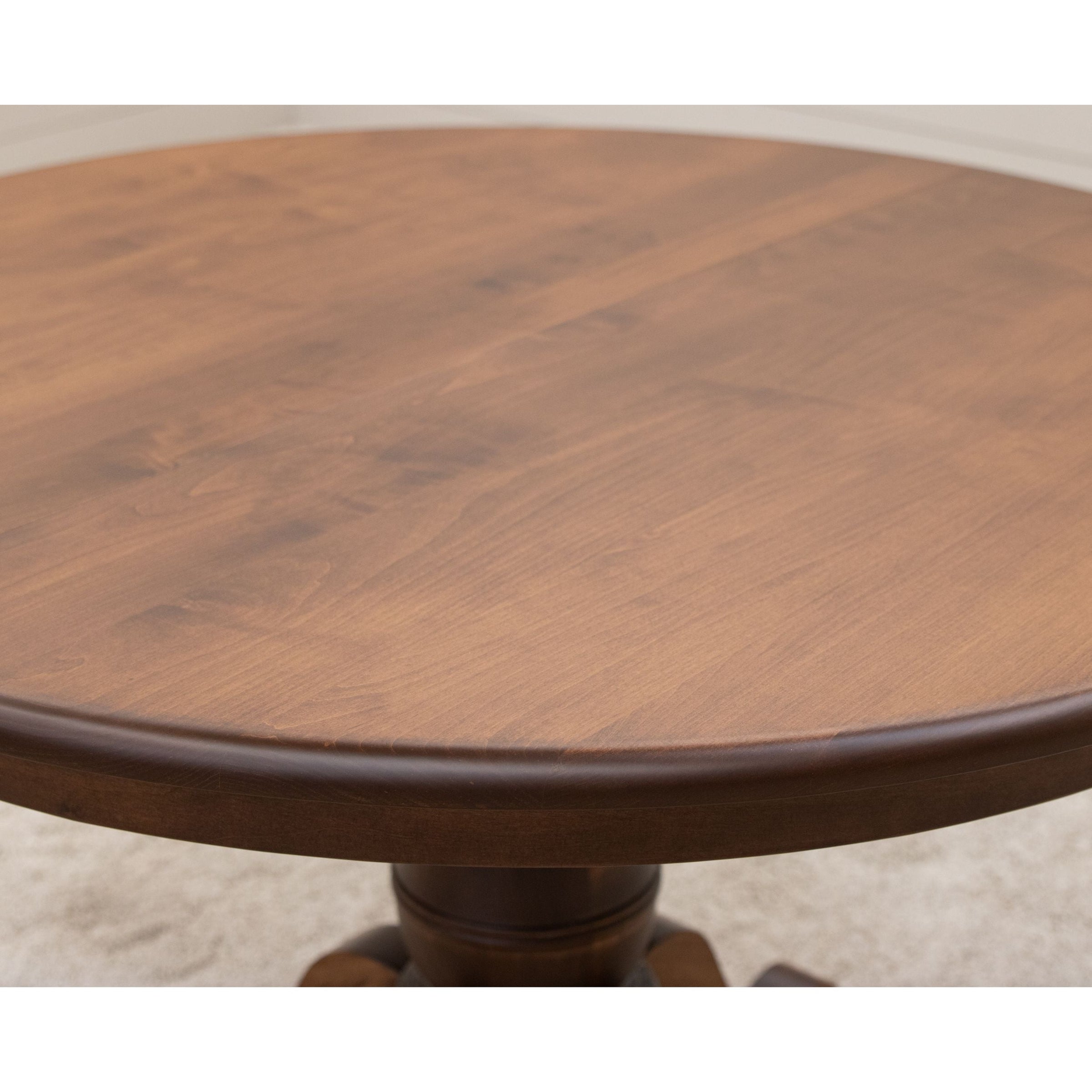 Erwin Round Maple Wood Extending Dining Table | BOS