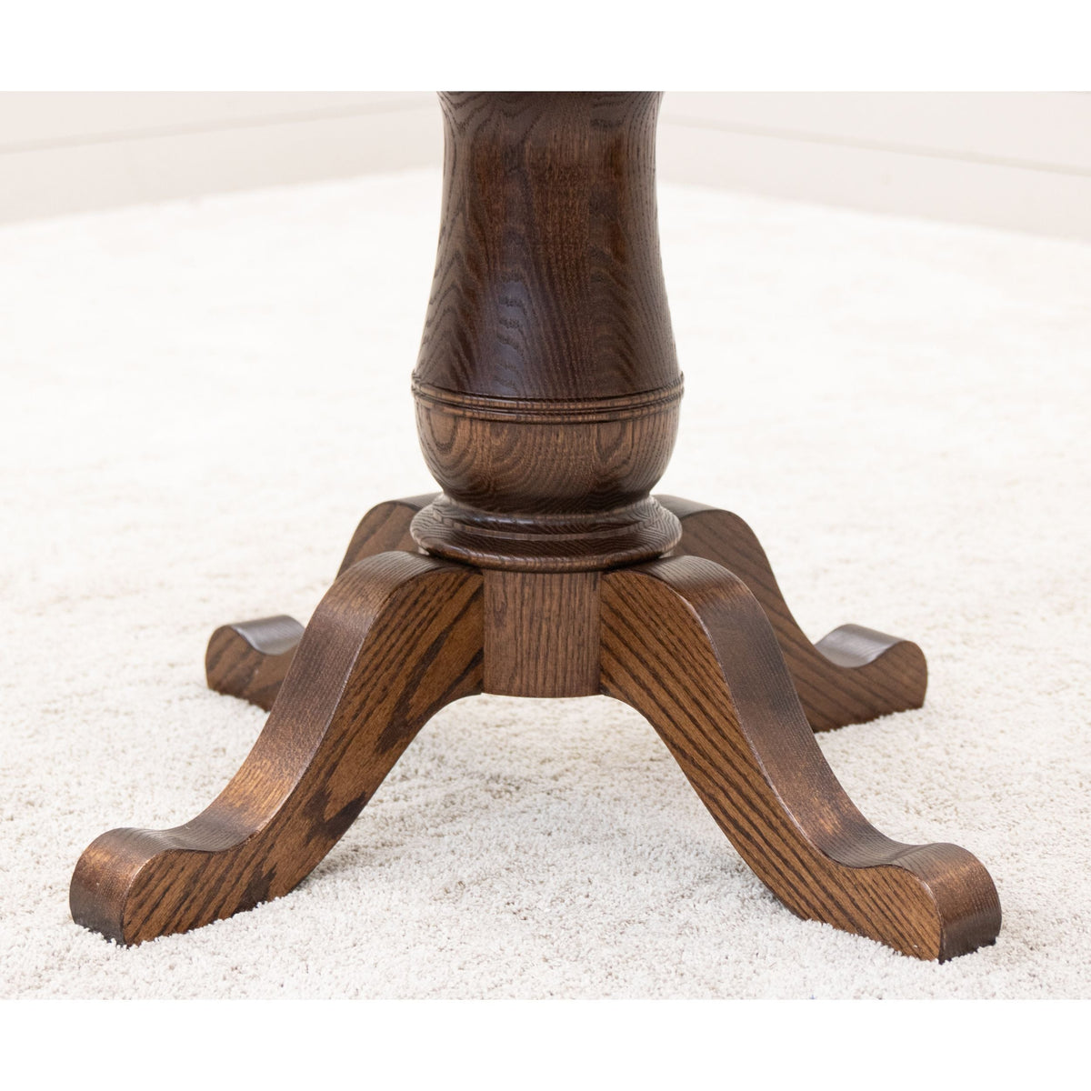 Erwin Round Oak Wood Extending Dining Table | ASB