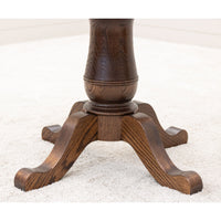 Erwin Round Oak Wood Extending Dining Table | ASB