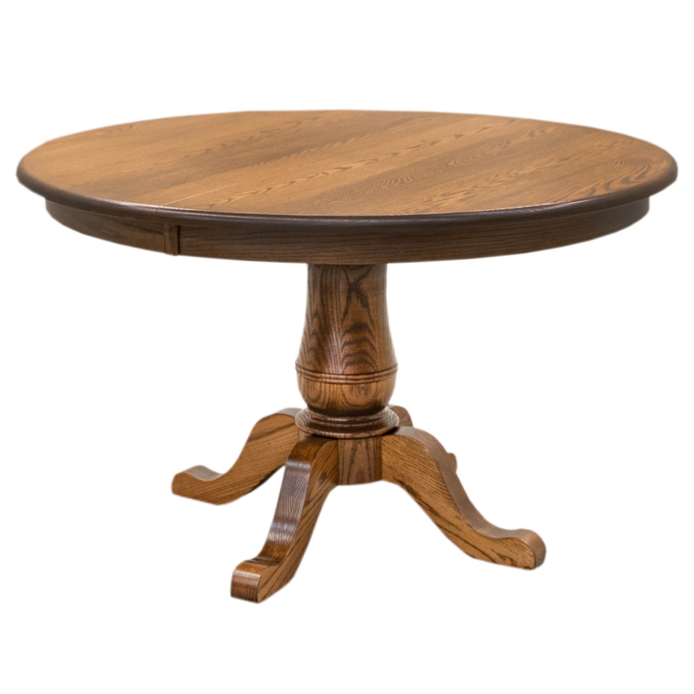Erwin Round Oak Wood Extending Dining Table | HC