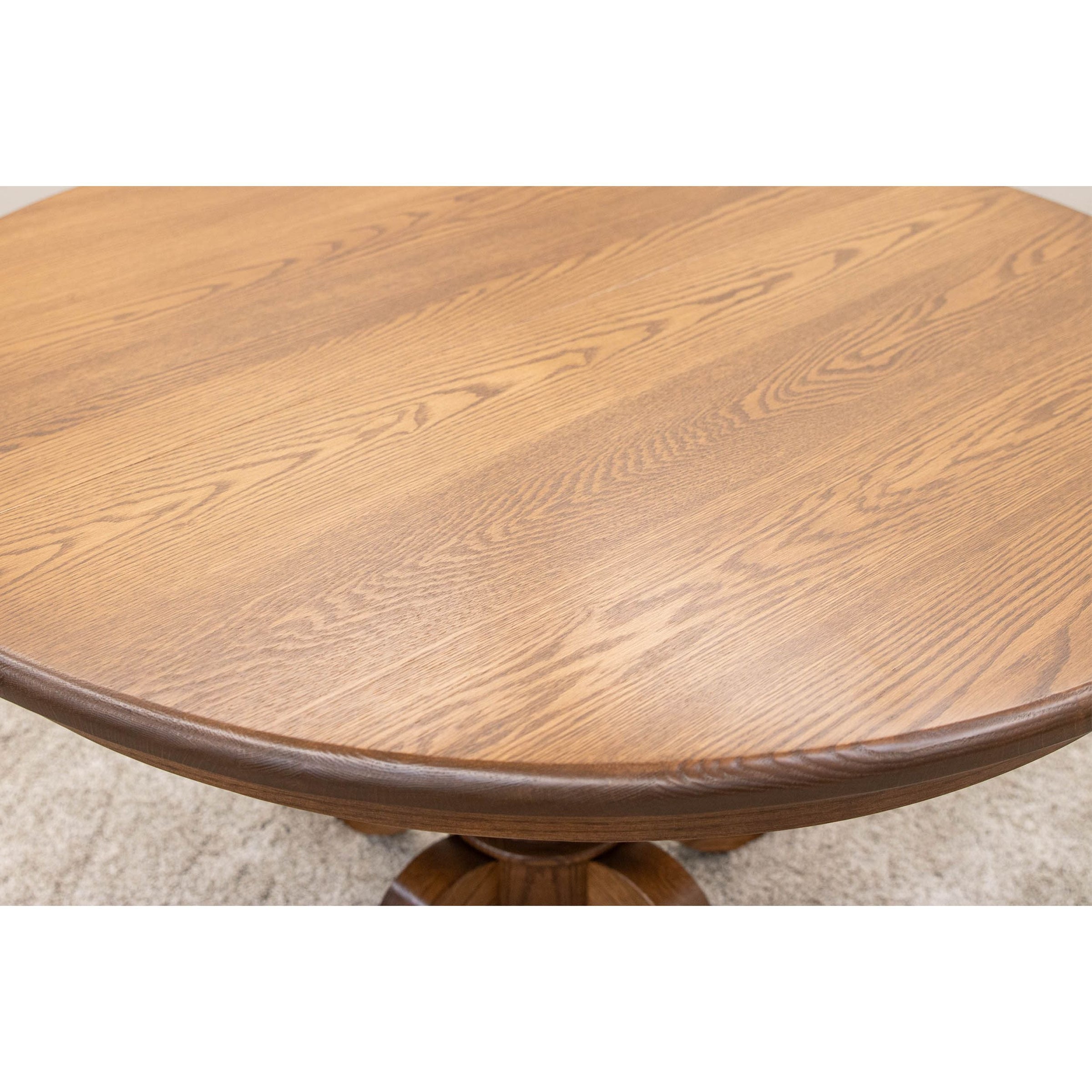 Erwin Round Oak Wood Extending Dining Table | HC