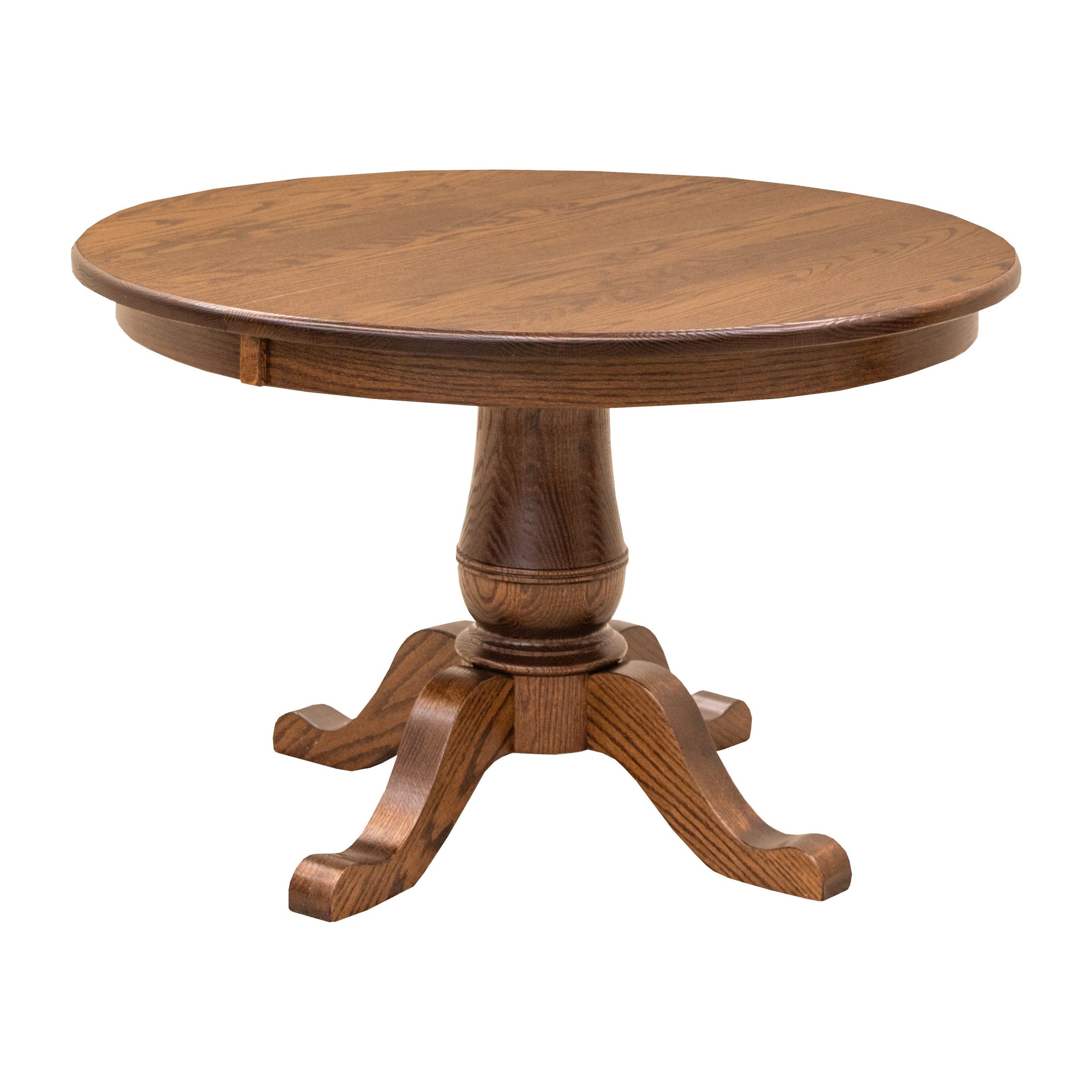 Erwin Round Oak Wood Extending Dining Table | MC