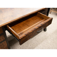 Brookstone Small Walnut Wood Desk | CO