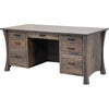 Brookstone Hickory Wood Executive Desk | SB