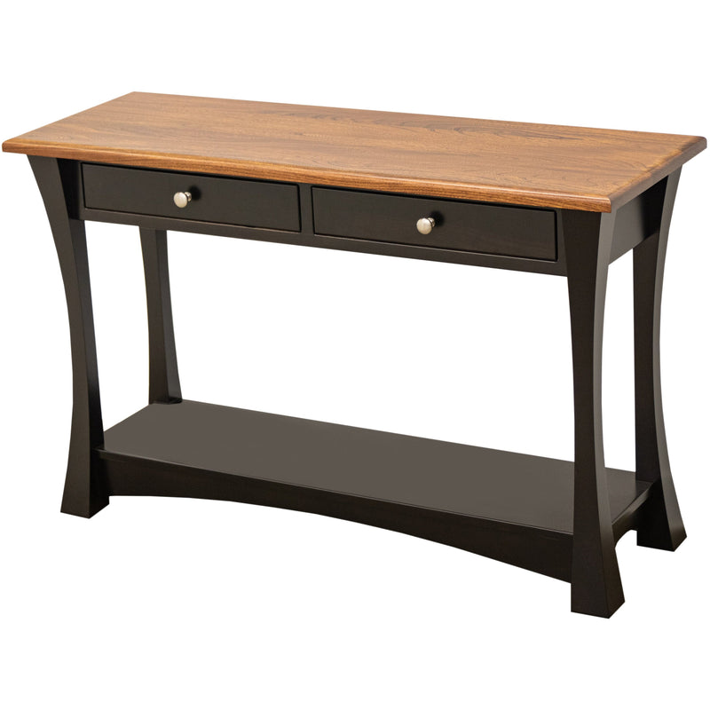 Brookstone Black & Wood Open Sofa Table | M-EB&E-MC