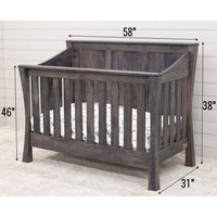 Ever Maple Wood Convertible Crib | GS