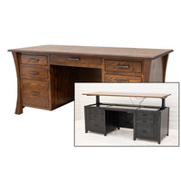 Brookstone Oak Wood Executive Desk | ASB