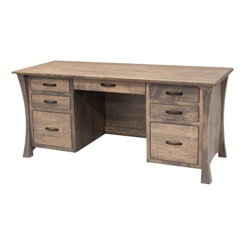 Brookstone Maple Wood Flat Wall Desk | SP