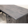 Brookstone Maple Wood L Desk with Paneled Sides | GS