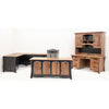 Brookstone Walnut Wood L Desk | NAT