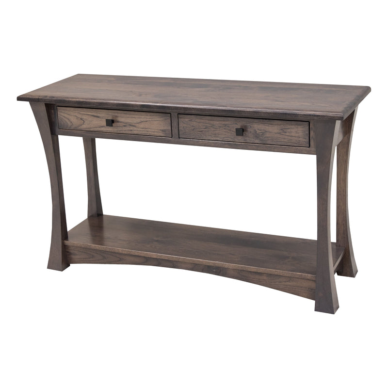 Brookstone Hickory Wood Open Sofa Table | GS