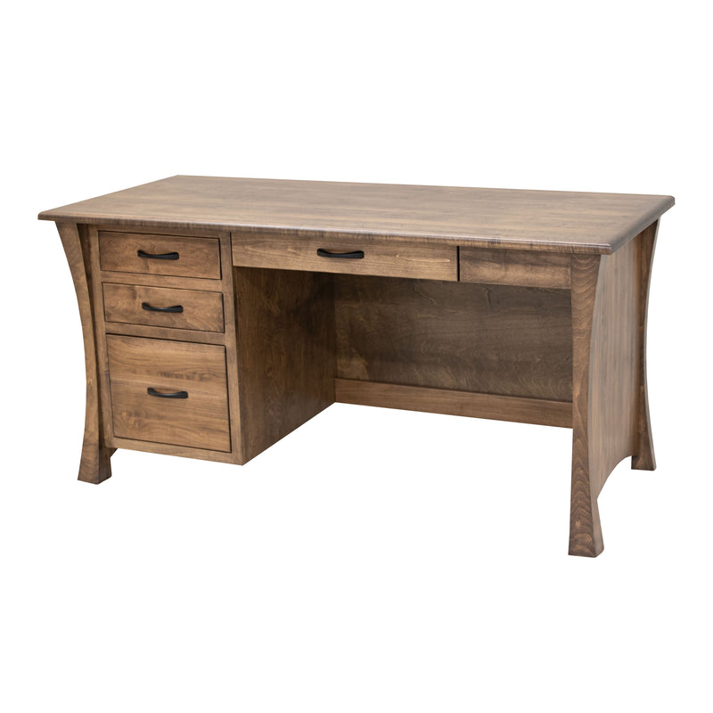 Brookstone Small Maple Wood Desk | CO