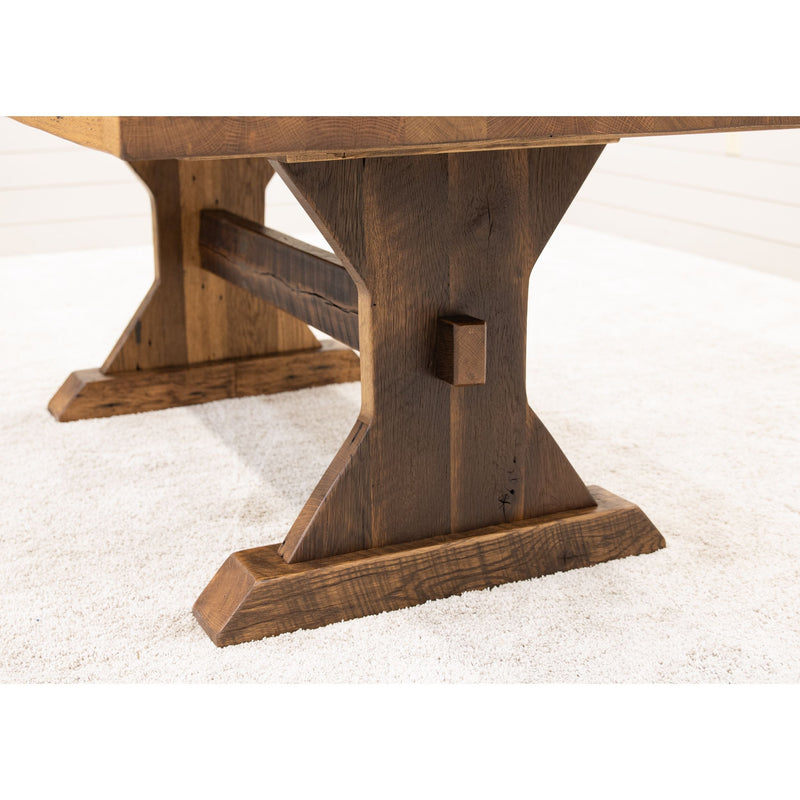 Estate Amish Reclaimed Wood Dining Table | PV