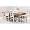 Estate Amish Reclaimed White & Wood Dining Table | CS&PV