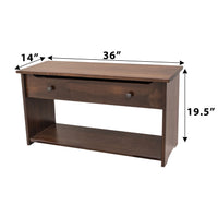 Small Amish Maple Entry Bench | BV