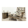 Farmhouse White & Wood Dining Bench | M-CS&DCD