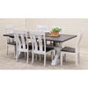 Farmhouse White & Wood Dining Table | M-AV&GS