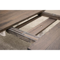 Springdale Farm Leg White & Wood Extending Dining Table | M-GW&RWO-SB