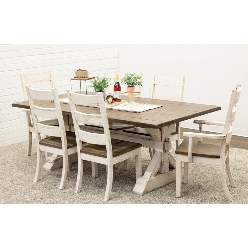 Warren High Back White & Wood Side Dining Chair | M-CS&DCD