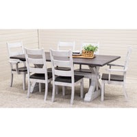 Warren High Back White & Wood Side Dining Chair | M-AV&GS