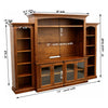 Traditional Cherry Wood Entertainment Center | MC