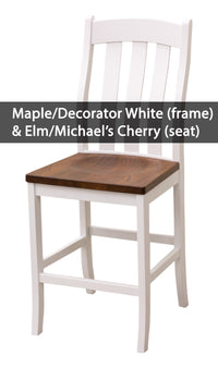 Florence 24" Stationary Bar Chair