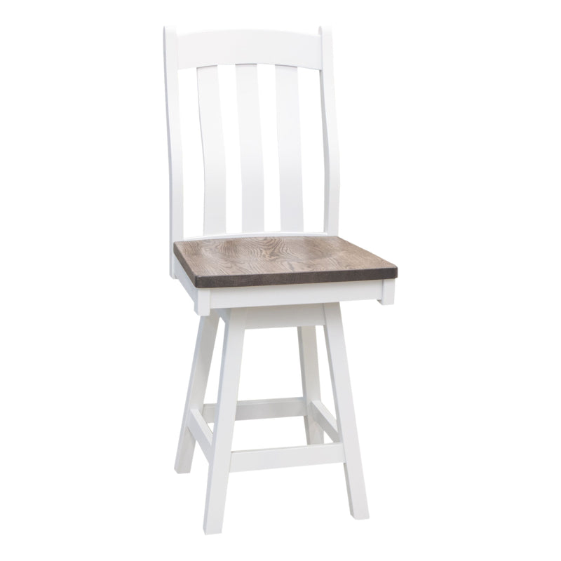 Florence White & Wood 24" Swivel Bar Stool | M-DW&RWO-GRB