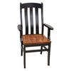 Florence Black & Wood Arm Dining Chair | M-EB&E-MC