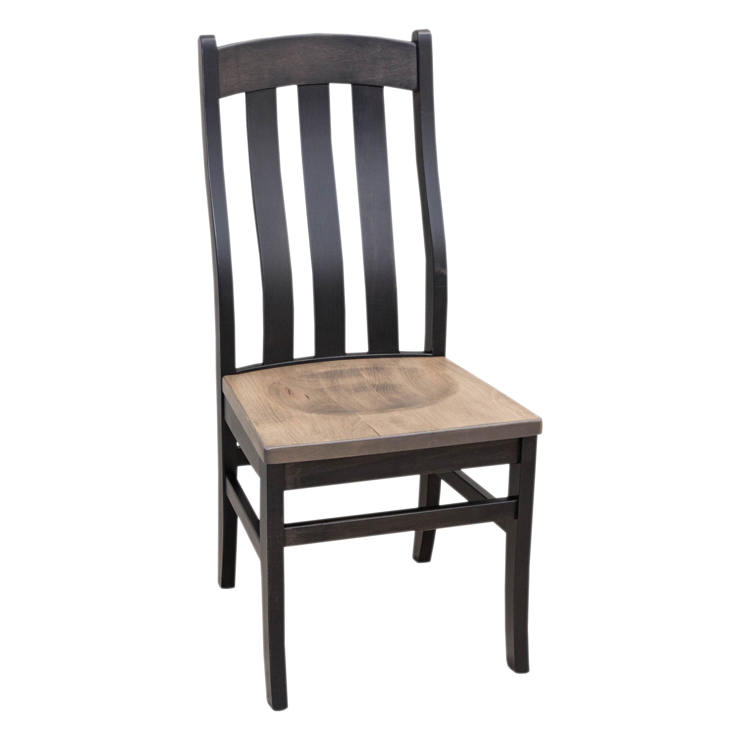 Florence Black & Wood Side Dining Chair | M-DK&SP