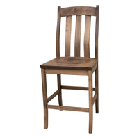 Florence Maple Wood 24" Stationary Bar Stool | CO