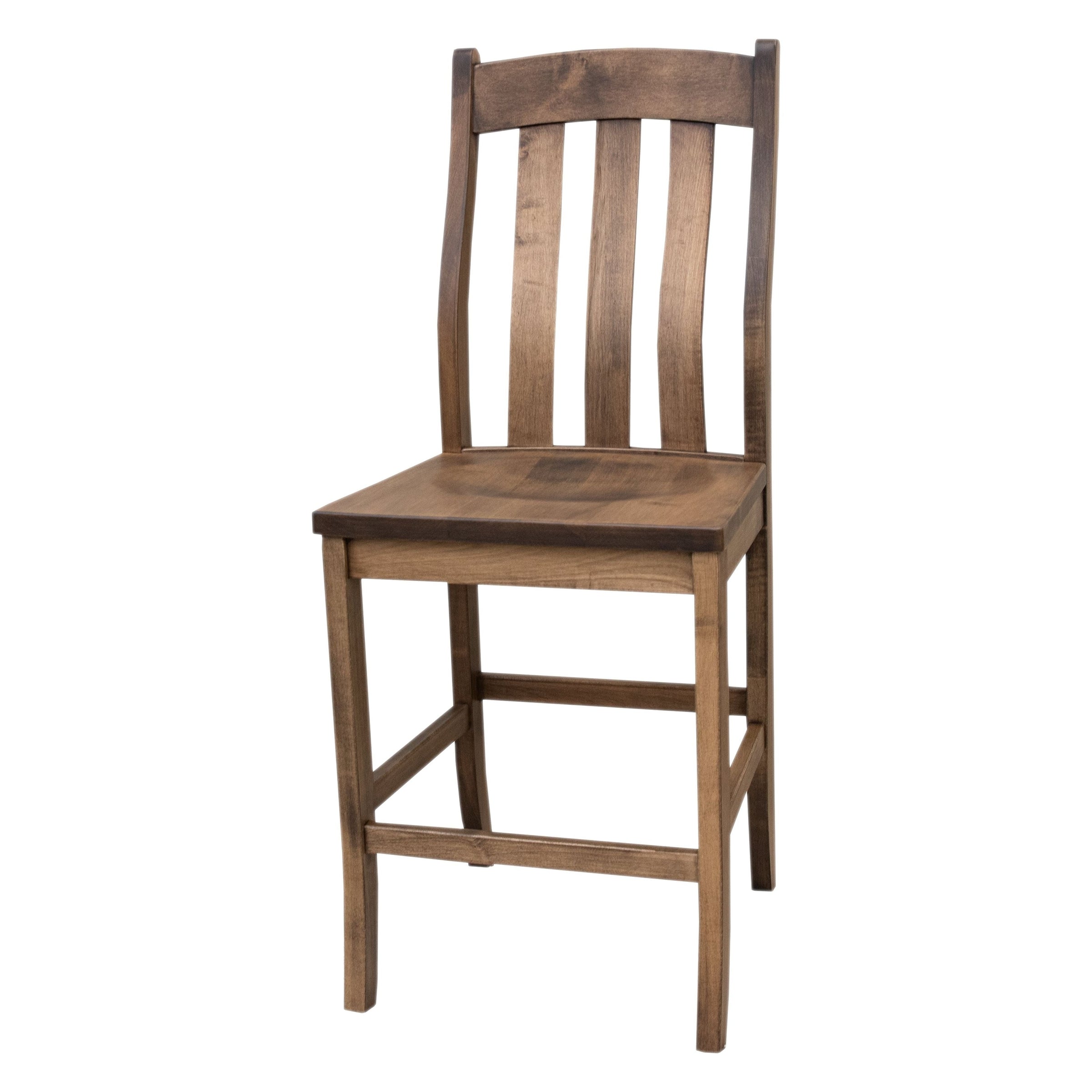 Florence Maple Wood 24" Stationary Bar Stool | CO