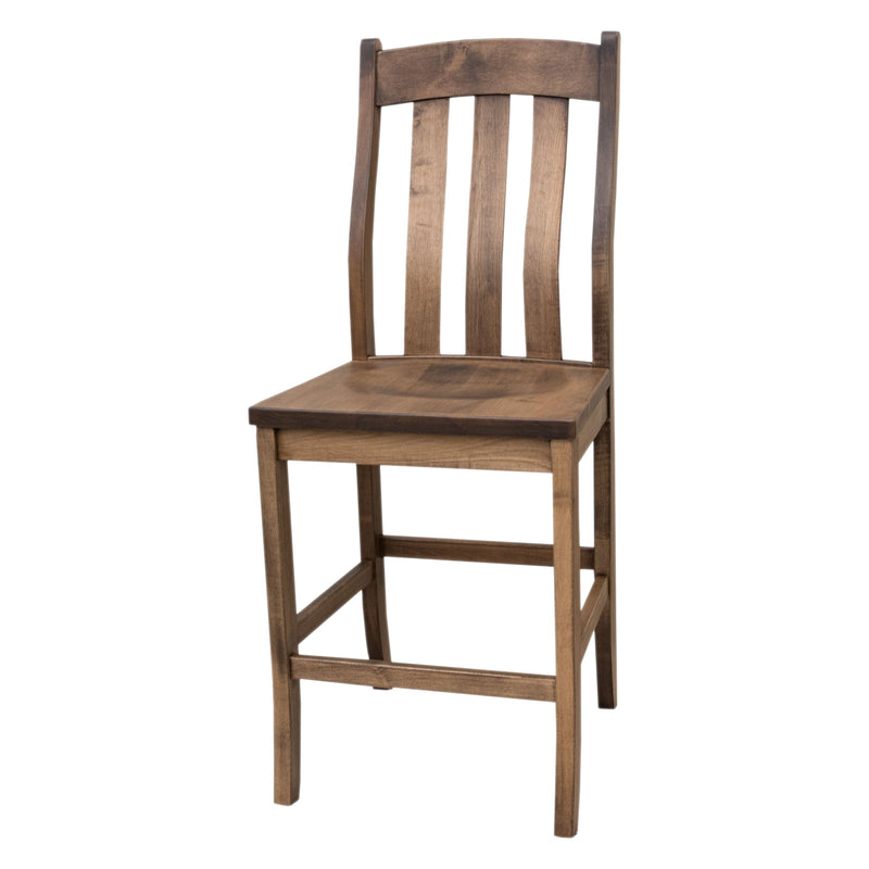 Florence Maple Wood 24" Stationary Bar Stool | CO