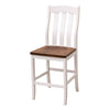 Florence White & Wood 24" Stationary Bar Stool | M-DW&E-MC