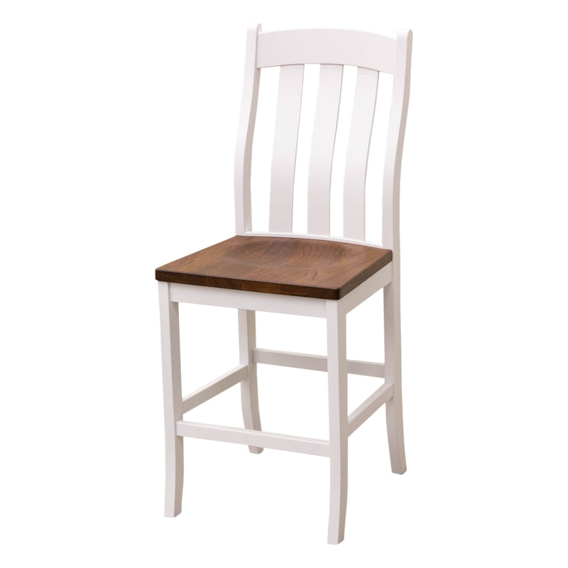 Florence White & Wood 24" Stationary Bar Stool | M-DW&E-MC