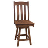 Florence Hickory Wood 24" Swivel Bar Stool | ASB