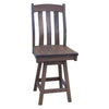 Florence Hickory Wood 24" Swivel Bar Stool | GS