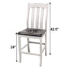 Florence White & Wood 24" Stationary Bar Stool | M-AV&GS