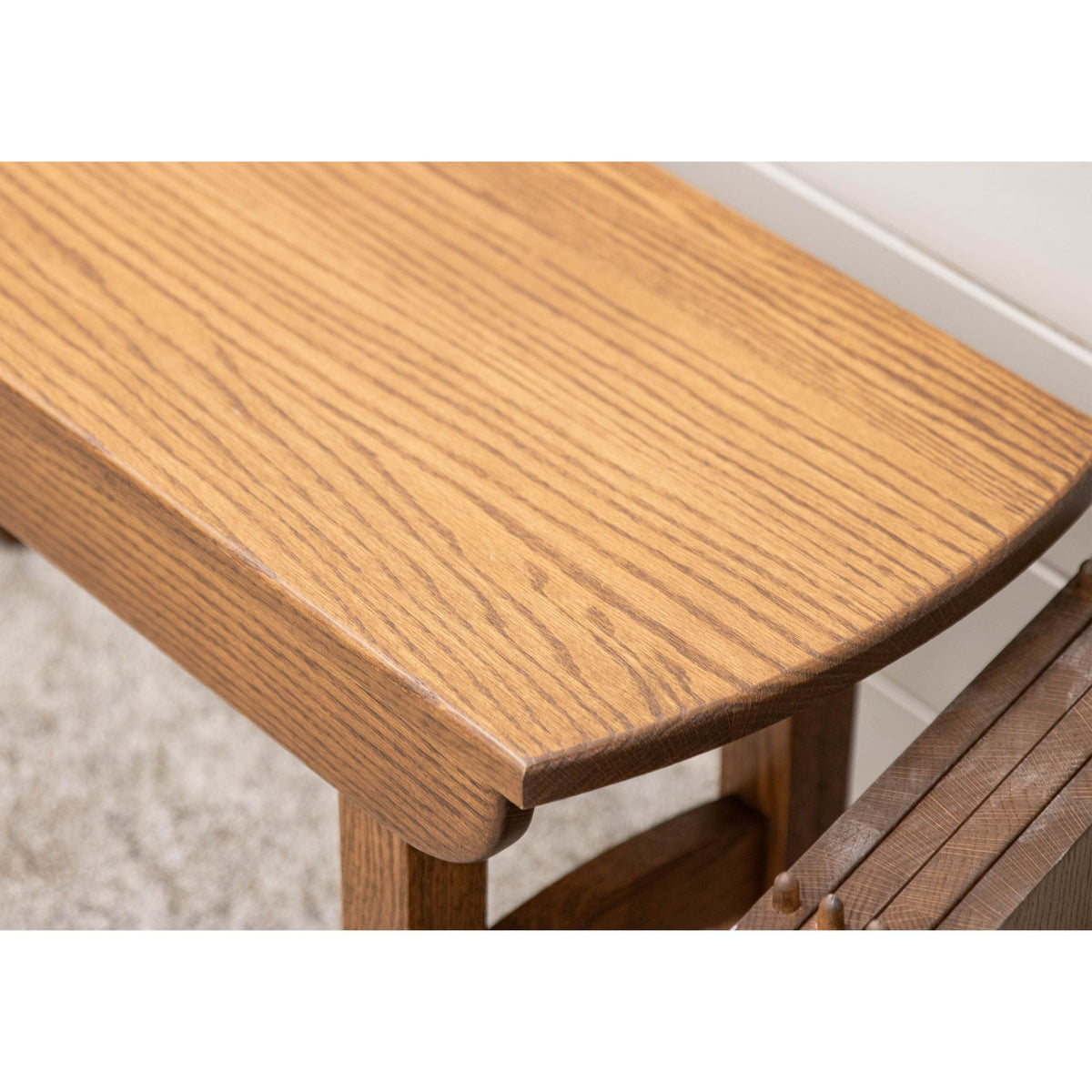 South Gate Oak Wood Expandable Dining Bench | HC