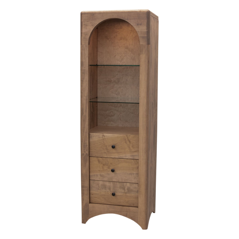 Glasgow Solid Maple Wood Bookcase | CO