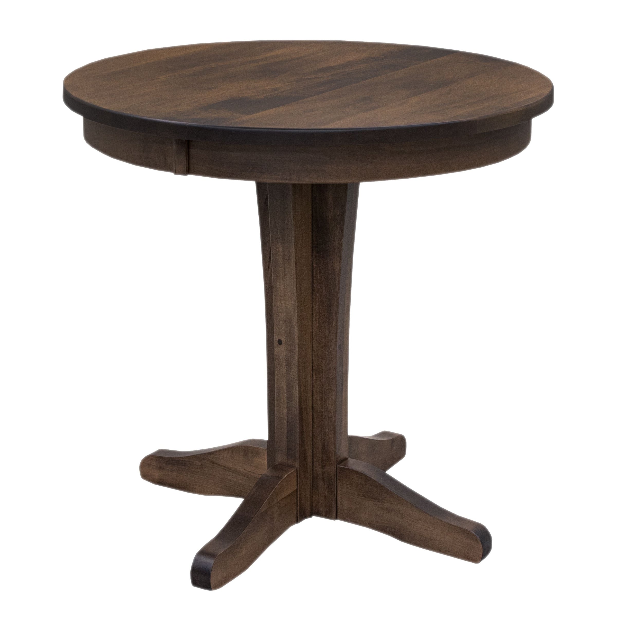 Amish Mission Maple Wood Round Pub Table | BV