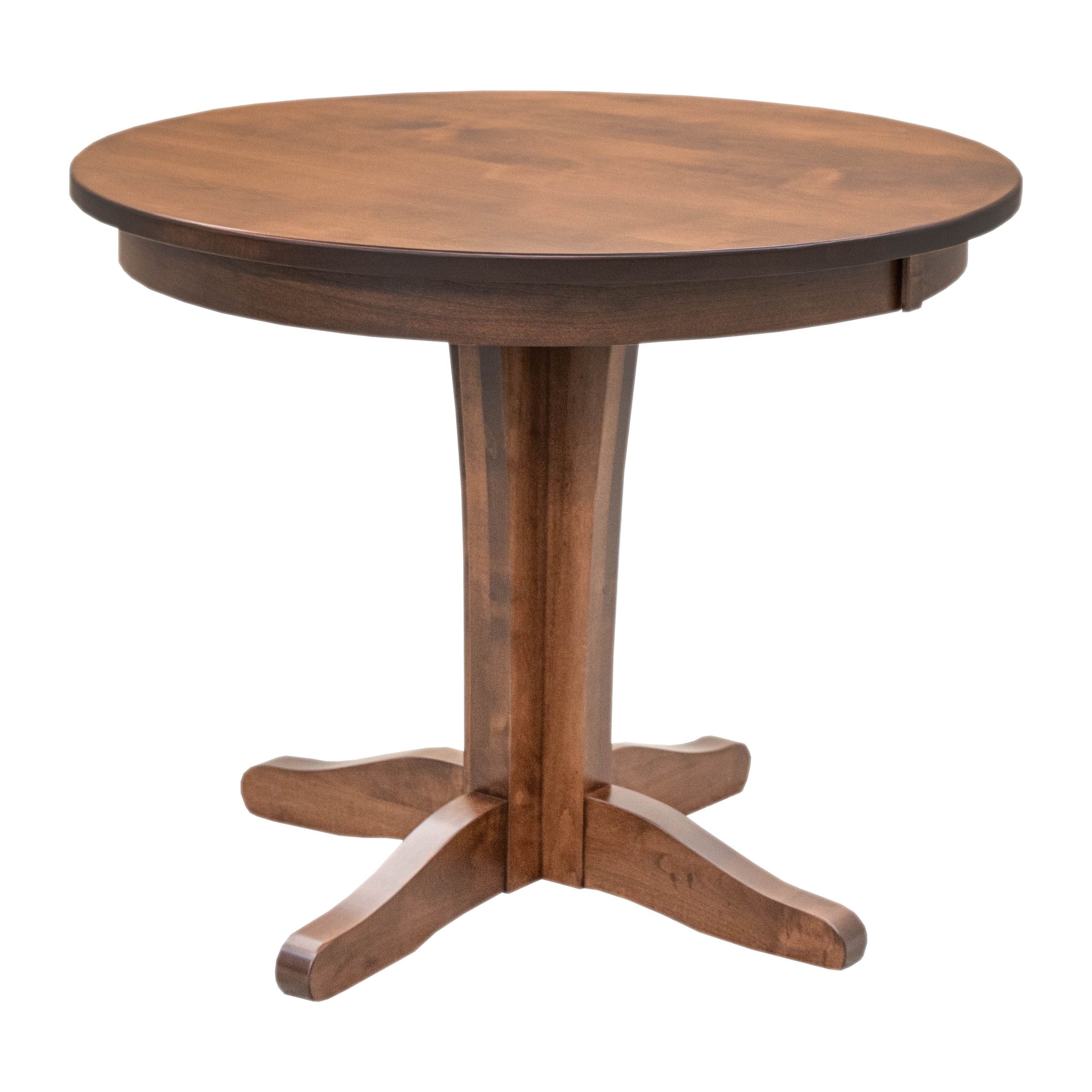 Amish Mission Maple Wood Round Pub Table | BOS