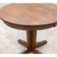 Amish Mission Maple Wood Round Pub Table | BOS