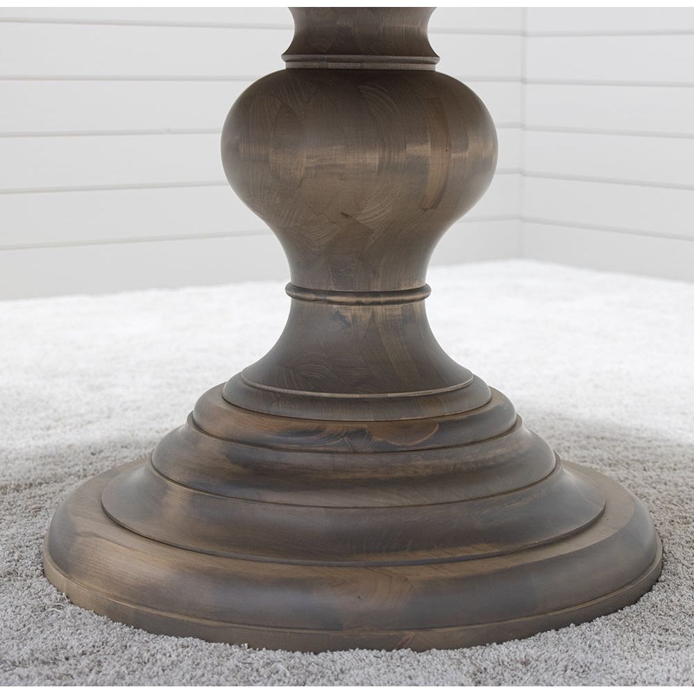 Galaxy Round Maple Wood Pedestal Dining Table | VD