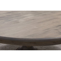 Galaxy Round Maple Wood Pedestal Dining Table | VD