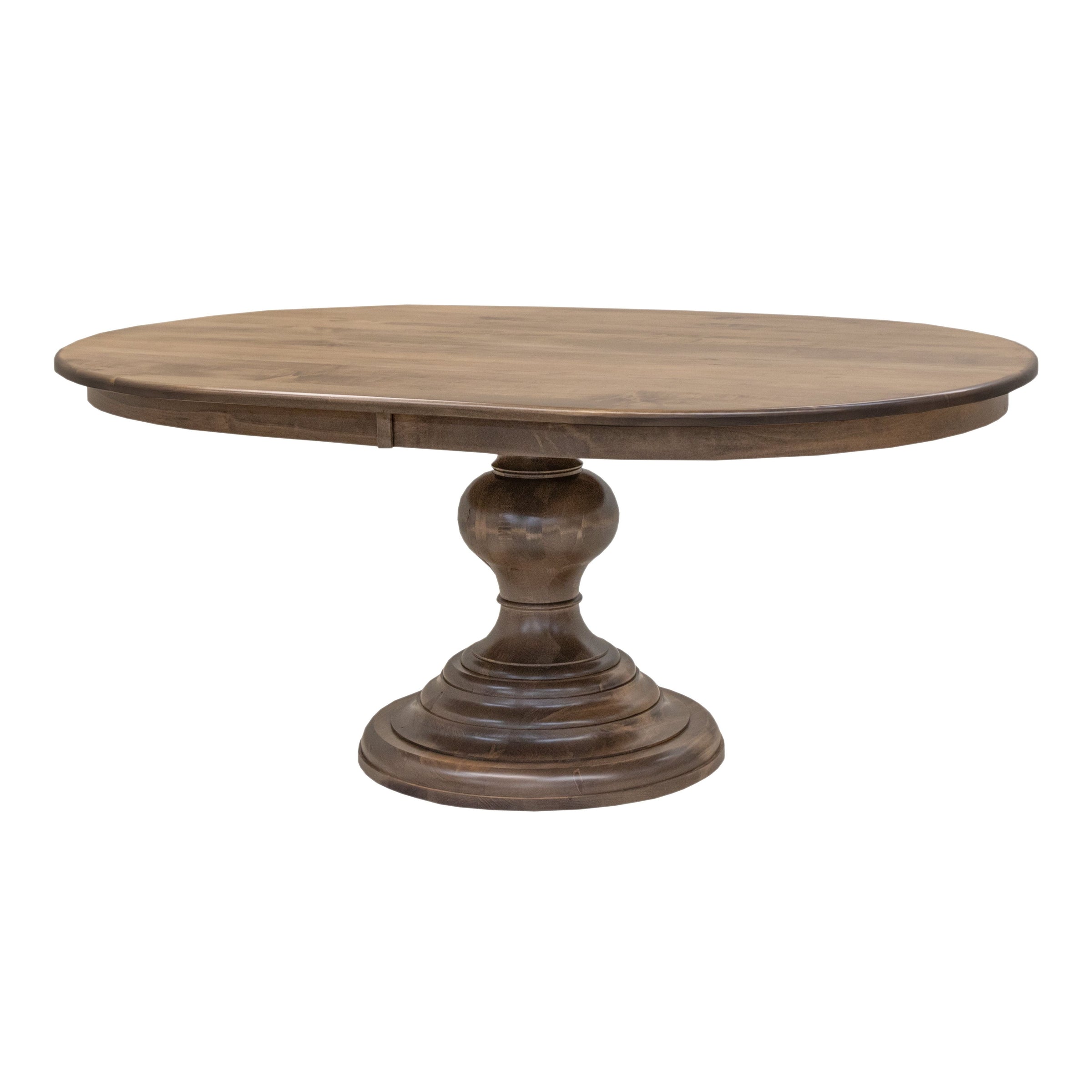 Galaxy Round Maple Wood Pedestal Dining Table | CO