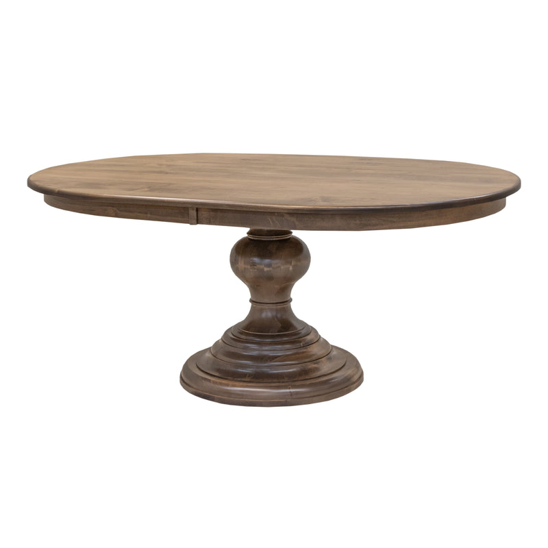 Galaxy Round Maple Wood Pedestal Dining Table | CO