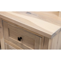 Small Grove City Hickory Wood Wine Fridge Cabinet | RH-SW&M-DK